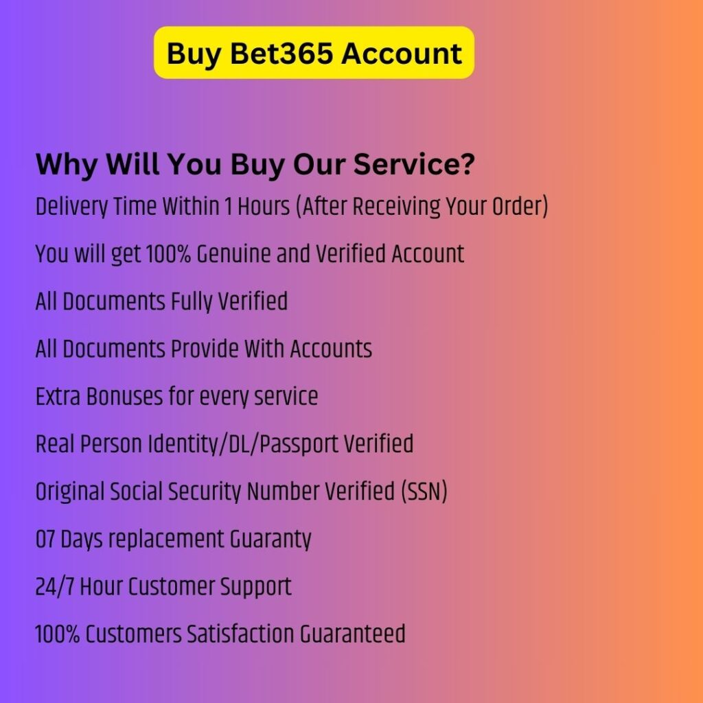 Buy Bet365 Account