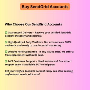 Buy SendGrid Accounts