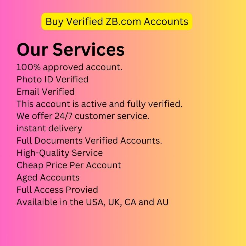 Buy Verified ZB.com Accounts