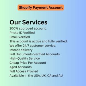 Shopify Payment Account